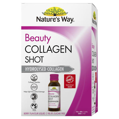 Nature's Way Beauty Collagen Shots 10 x 50mL Nature's Way Beauty Collagen Shots 10 x 50mL