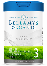 Bellamy’s Organic Beta Genica-8 Step 3 Toddler Milk Drink 12 Months - 3 Years 800g