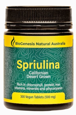 BioGenesis Natural Australia Spirulina Californian Desert Grown 300 Tablets BioGenesis Natural Australia Spirulina Californian Desert Grown 300 Tablets