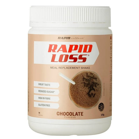 Rapid Loss Choc Flavour Shake 575g Rapid Loss Choc Flavour Shake 575g