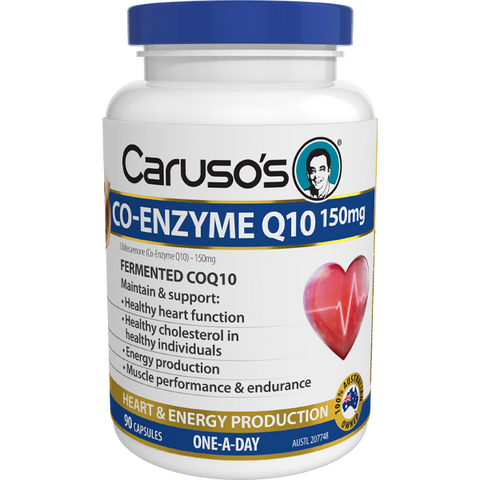 Caruso's Natural Health CoEnzyme Q10 150mg 90 Capsules Caruso's Natural Health CoEnzyme Q10 150mg 90 Capsules