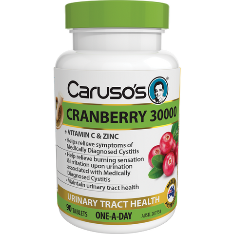 Caruso's Natural Health Cranberry 30000 90 Tablets Caruso's Natural Health Cranberry 30000 90 Tablets