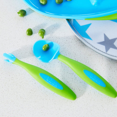 B.Box Toddler Cutlery Set - Ocean Breeze B.Box Toddler Cutlery Set - Ocean Breeze