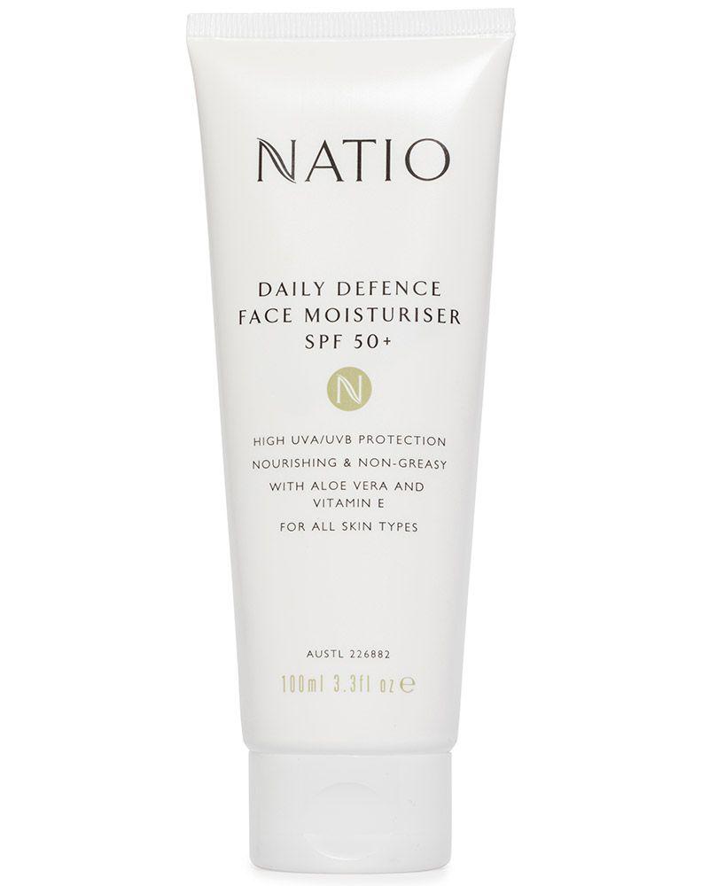 Natio Daily Defence Face Moisturiser SPF 50+ 100mL