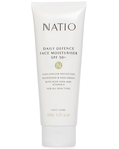 Natio Daily Defence Face Moisturiser SPF 50+ 100mL Natio Daily Defence Face Moisturiser SPF 50+ 100mL
