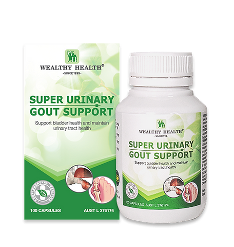 Wealthy Health Super Urinary Gout Support 100 Capsules Wealthy Health Super Urinary Gout Support 100 Capsules