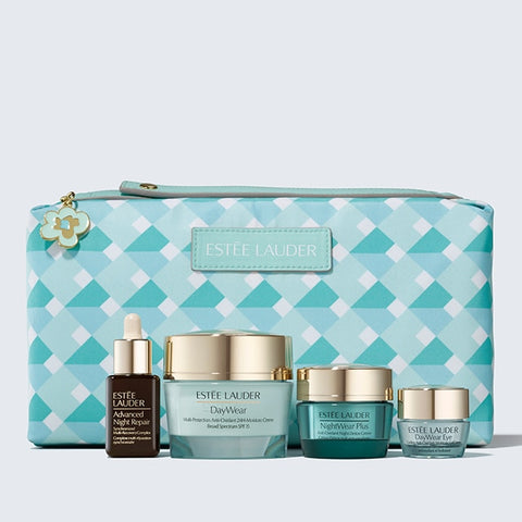 ESTEE LAUDER The Hydrating Routine DayWear Skincare  5 Piece Set ESTEE LAUDER The Hydrating Routine DayWear Skincare  5 Piece Set