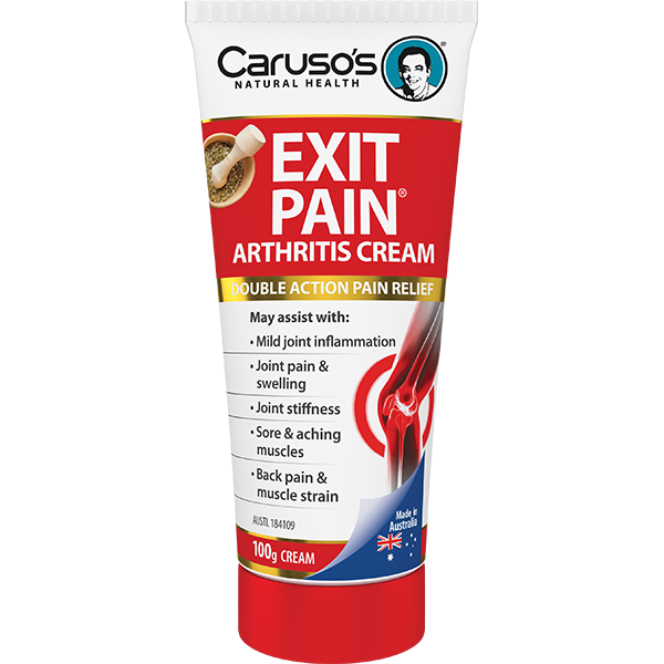 Caruso's Natural Health Exit Pain Arthritis Cream 100g