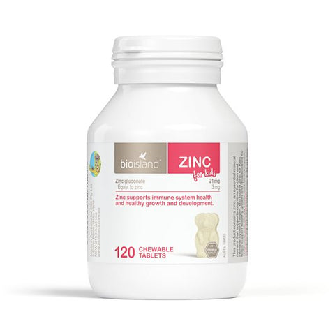 Bio Island Zinc 120 Chewable Tablets Bio Island Zinc 120 Chewable Tablets