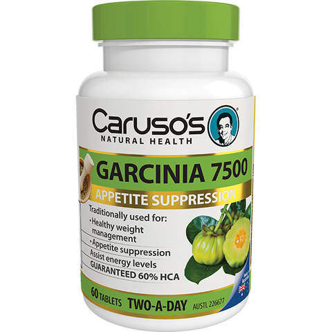 Caruso's Natural Health Garcinia 7500 60 Tablets Caruso's Natural Health Garcinia 7500 60 Tablets