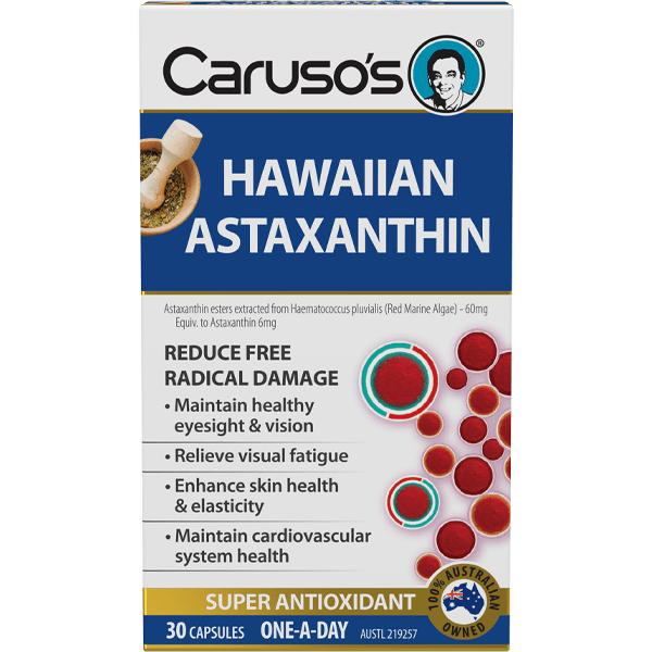 Caruso's Natural Health Hawaiian Astaxanthin 30 Capsules