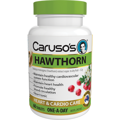 Caruso's Natural Health Hawthorn 60 Tablets Caruso's Natural Health Hawthorn 60 Tablets