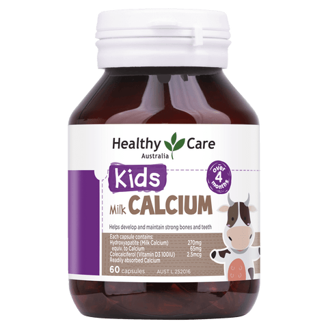 Healthy Care Kids Milk Calcium 60 Capsules Healthy Care Kids Milk Calcium 60 Capsules