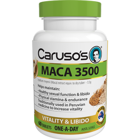 Caruso's Natural Health Maca 3500 60 Tablets Caruso's Natural Health Maca 3500 60 Tablets