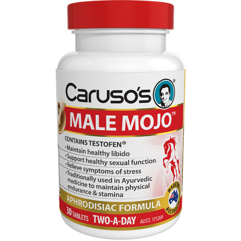 Caruso's Natural Health Male Mojo 30 Tablets Caruso's Natural Health Male Mojo 30 Tablets