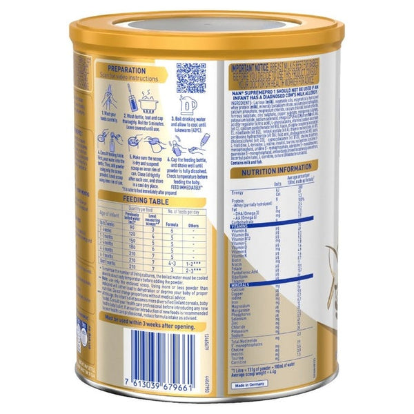 NAN SupremePro 1 Infant Formula (From Birth) 800g