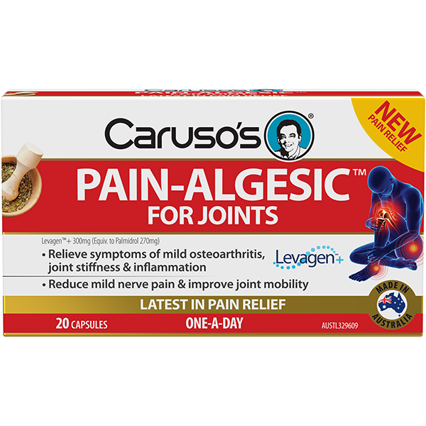Caruso's Natural Health Pain-Algesic for Joints 20 Capsules