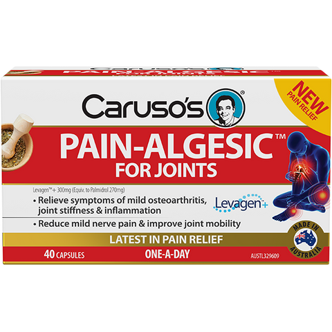 Caruso's Natural Health Pain-Algesic for Joints 40 Capsules Caruso's Natural Health Pain-Algesic for Joints 40 Capsules