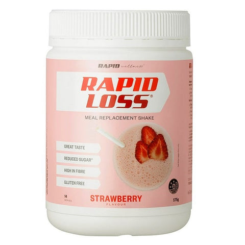 Rapid Loss Strawberry Flavour Shake 575g Rapid Loss Strawberry Flavour Shake 575g