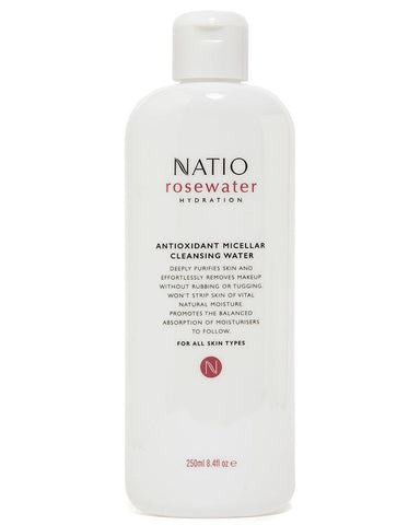 Natio Rosewater Hydration Antioxidant Micellar Cleansing Water 250mL