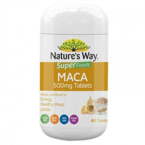 Nature's Way SuperFoods Maca 500mg 60 Tablets Nature's Way SuperFoods Maca 500mg 60 Tablets