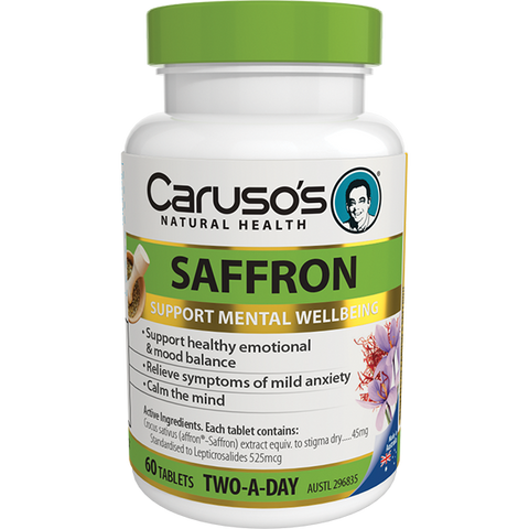 Caruso's Natural Health Saffron 60 Tablets