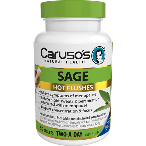 Caruso's Natural Health Sage 50 Tablets