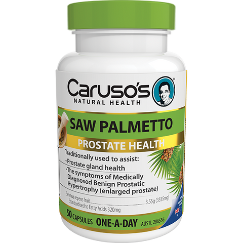 Caruso's Natural Health Saw Palmetto 50 Capsules Caruso's Natural Health Saw Palmetto 50 Capsules