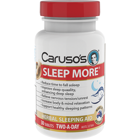 Caruso's Natural Health Sleep More 30 Tablets Caruso's Natural Health Sleep More 30 Tablets