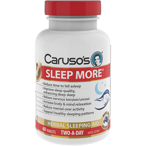 Caruso's Natural Health Sleep More 60 Tablets Caruso's Natural Health Sleep More 60 Tablets