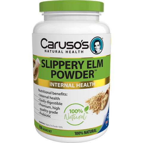 Caruso's Natural Health Slippery Elm Powder 150g Caruso's Natural Health Slippery Elm Powder 150g
