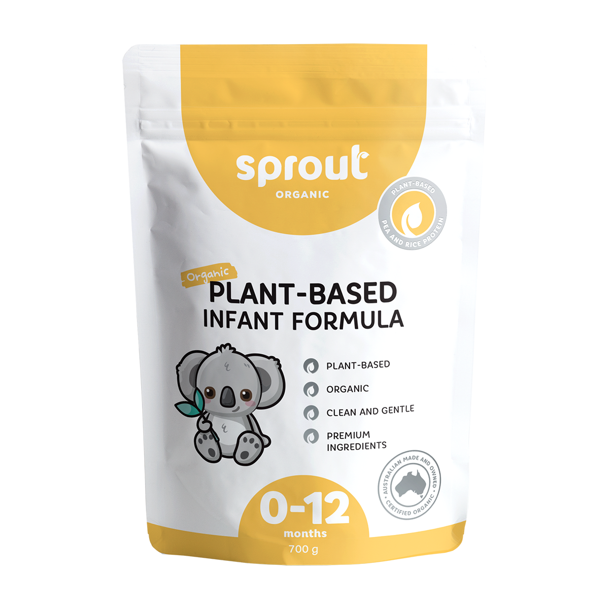 Sprout Organic Plant-Based Infant Formula 0-12 Months 700g (Ships June)