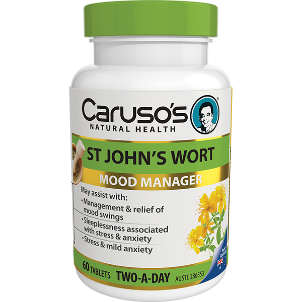 Caruso's Natural Health St John's Wort 60 Tablets