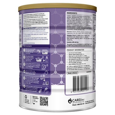 S26 Gold Alula DelicateEze 850g S26 Gold Alula DelicateEze 850g