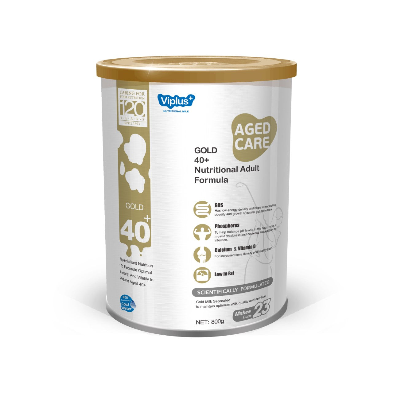 ViPlus GOLD 40+ Nutrinational Adult Formula 800g ViPlus GOLD 40+ Nutrinational Adult Formula 800g