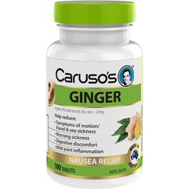 Caruso's Natural Health Ginger 100 Tablets Caruso's Natural Health Ginger 100 Tablets