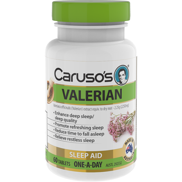 Caruso's Natural Health Valerian 60 Tablets