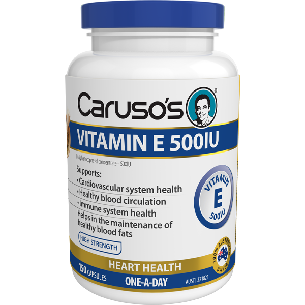 Caruso's Natural Health Vitamin E 500IU 150 Capsules