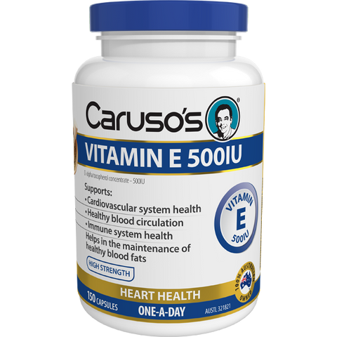Caruso's Natural Health Vitamin E 500IU 150 Capsules Caruso's Natural Health Vitamin E 500IU 150 Capsules