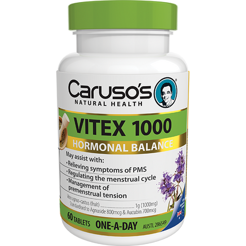 Caruso's Natural Health Vitex 1000 60 Tablets Caruso's Natural Health Vitex 1000 60 Tablets