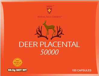 Wealthy Health Royal No.1 Deer Placenta 50000 100 Capsules Wealthy Health Royal No.1 Deer Placenta 50000 100 Capsules
