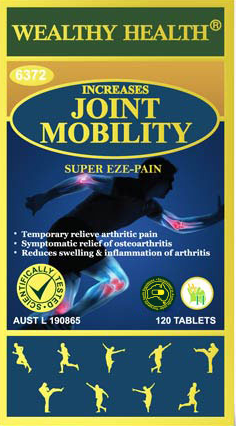 Wealthy Health Increase Joint Mobility 120 Tablets