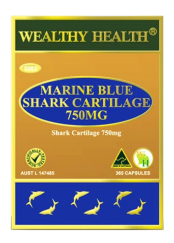 Wealthy Health Marine Blue Shark Cartilage 750mg 365 Capsule Wealthy Health Marine Blue Shark Cartilage 750mg 365 Capsule