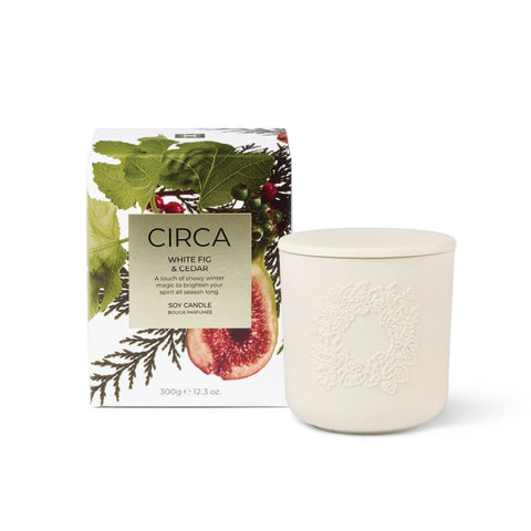 Circa White Fig & Cedar Soy Candle 300g