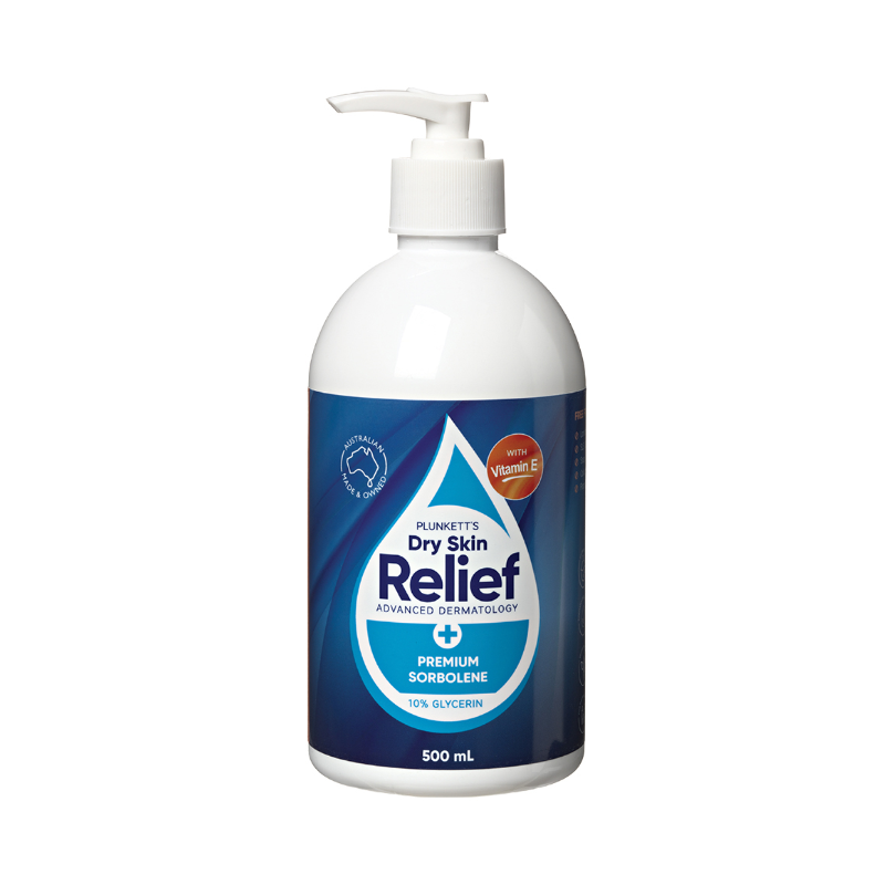 Plunkett's Sorbolene + 10% Glycerine Vitamin E Pump 500mL