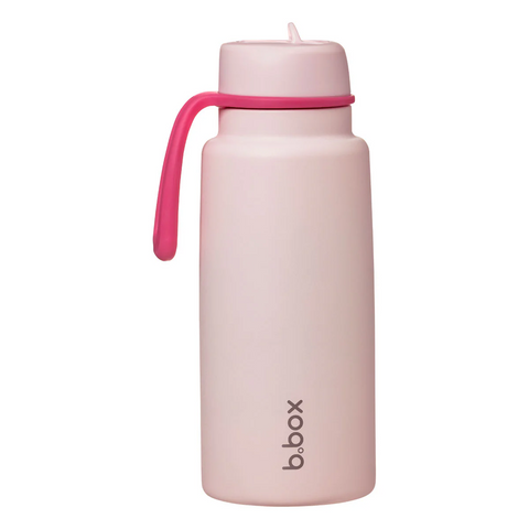 B.Box Insulated Flip Top Bottle - 1000mL Pink Paradise