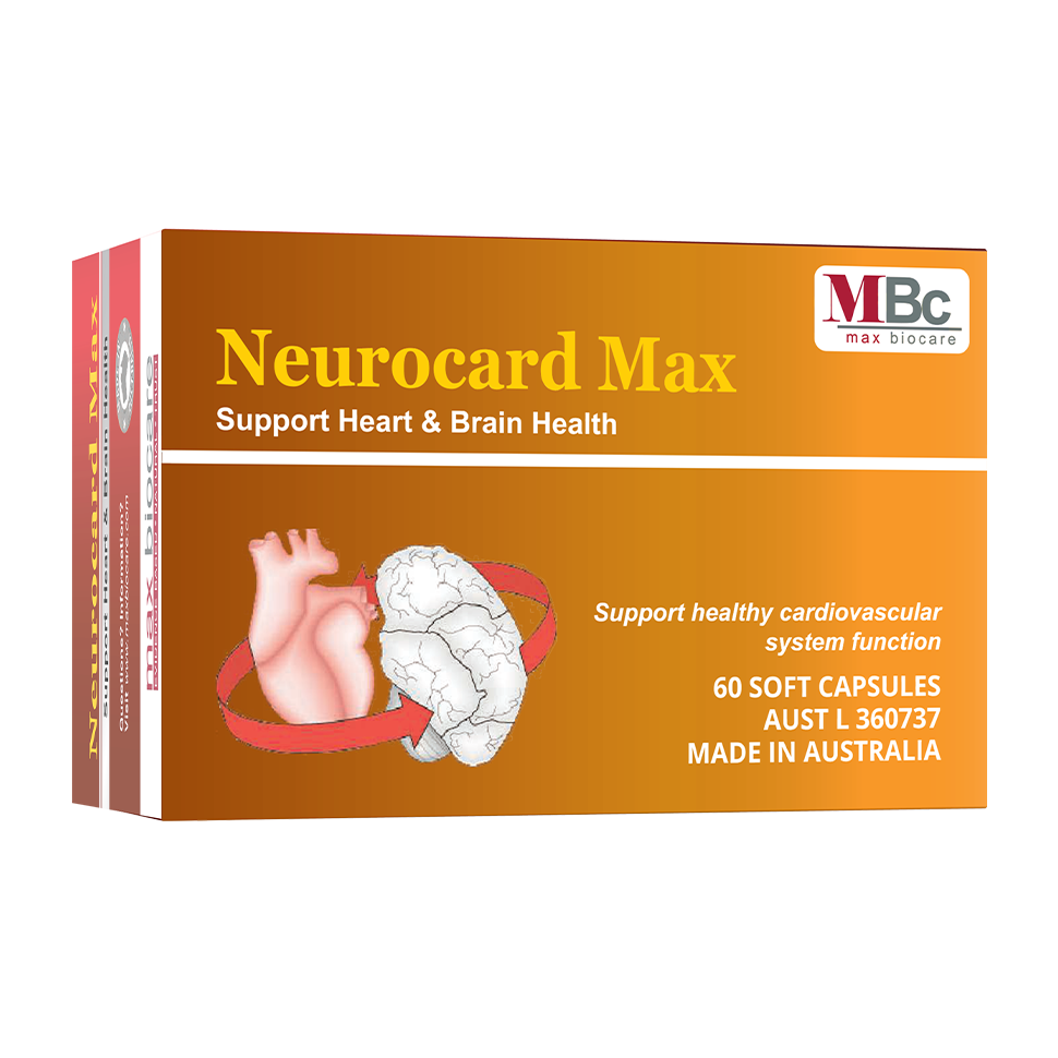 MAX BIOCARE Neurocard Max 60 Soft Capsules (Expiry 04/2025)