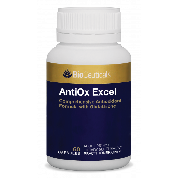 Bioceuticals AntiOx Excel 60 Capsules (expiry 4/24)