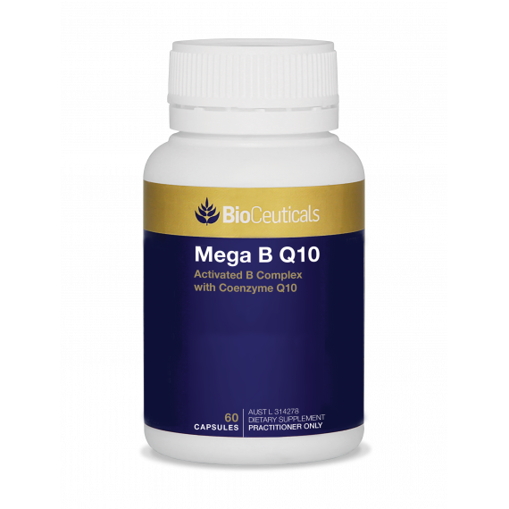 Bioceuticals Mega B Q10 60 Capsules (Expiry 09/2024)