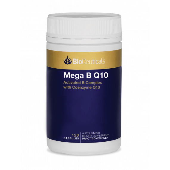 Bioceuticals Mega B Q10 120 Capsules (Expiry 07/2024)